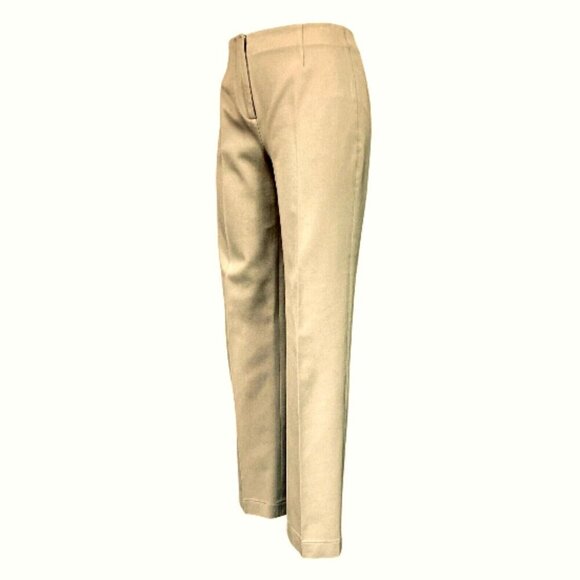 VTG Talbots Tapered Leg Dress Pants Camel Tan High Rise 29.5x29.5 #276Q - Picture 6 of 10